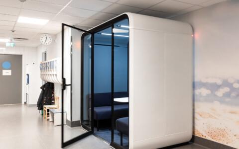 Study pods support learning and collaboration